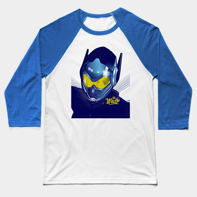 Wasp Baseball T-Shirt by PaybackPenguin